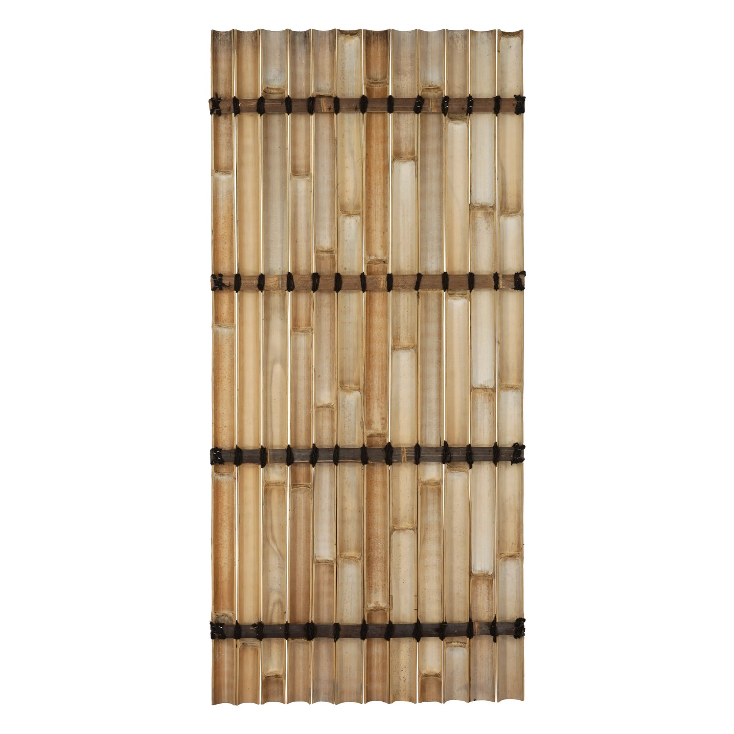 gehalveerde bamboepalen zwart achterkant