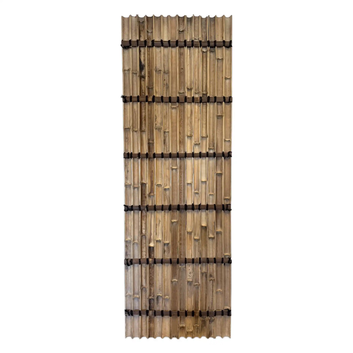 Bamboescherm Halfrond Zwart 90 x 270 cm