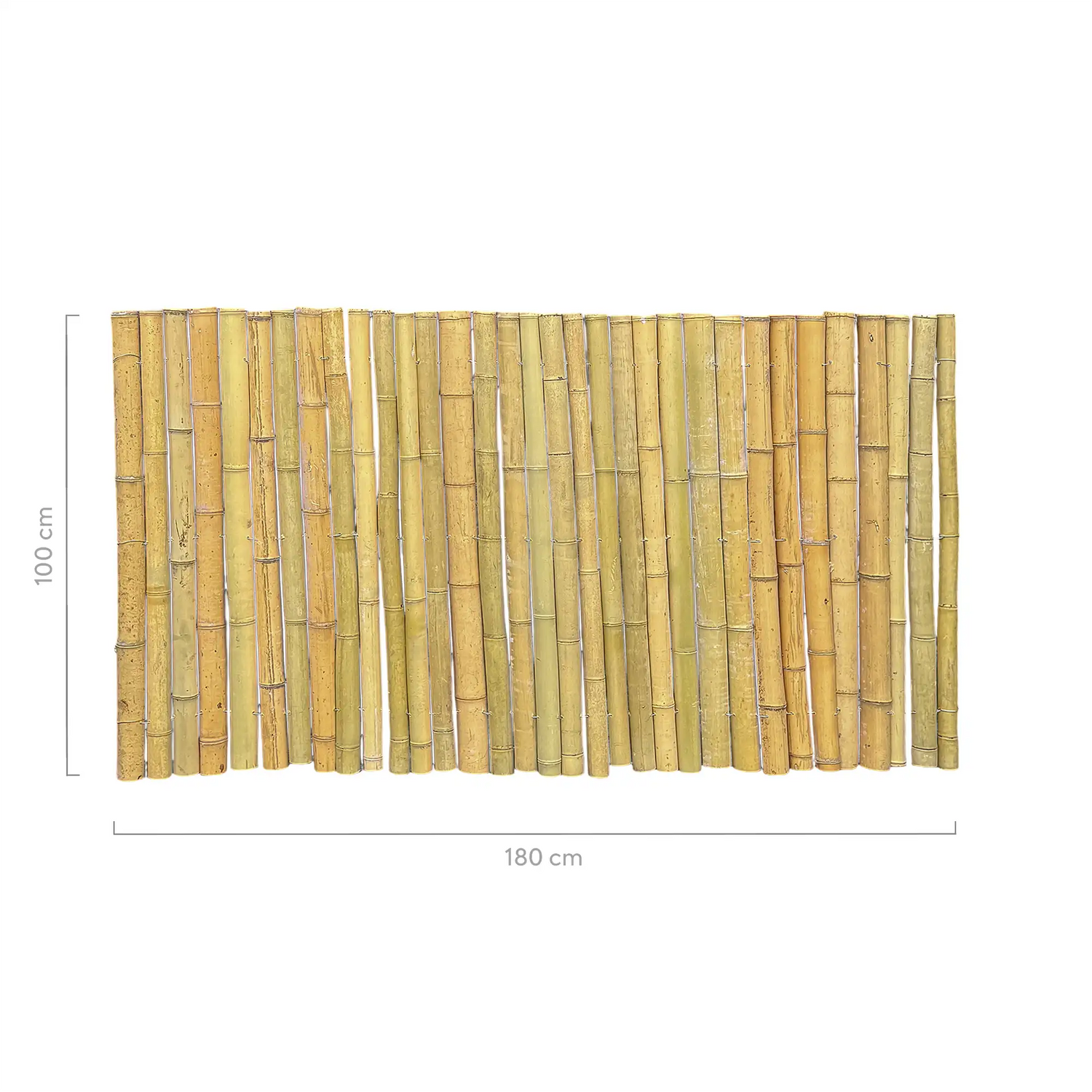 Bamboe schuttingmat naturel 100 cm