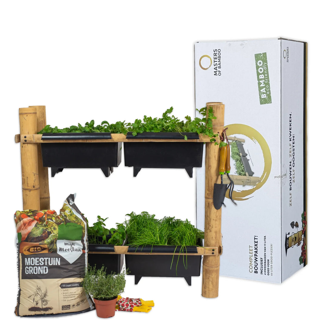 moestuinbak berry zwart met doos