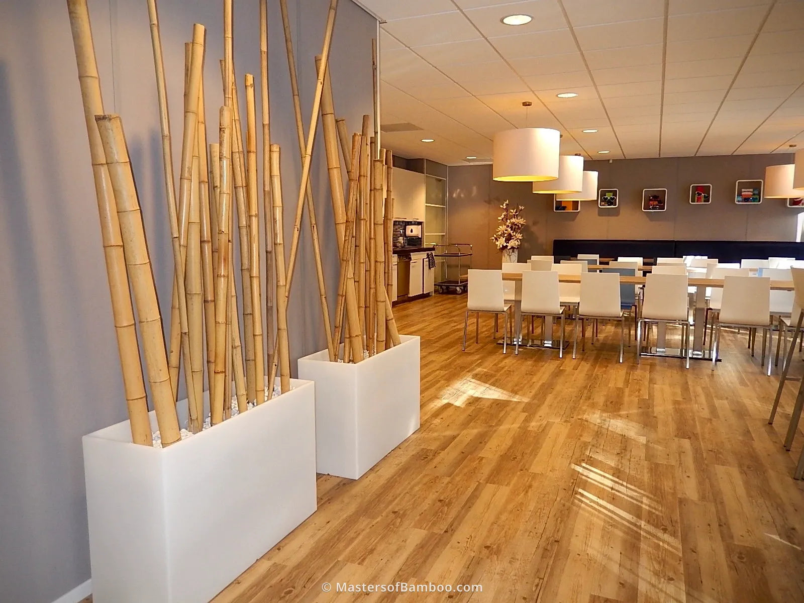 moso bamboepalen decoratie