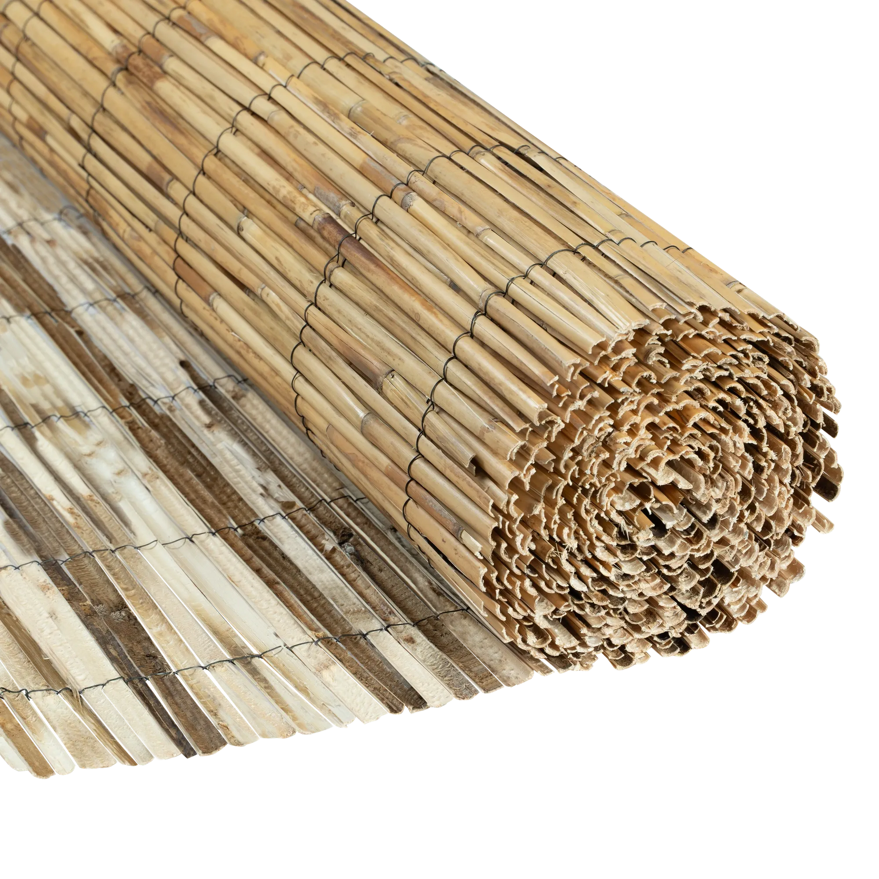 rietmat splitta opgerold