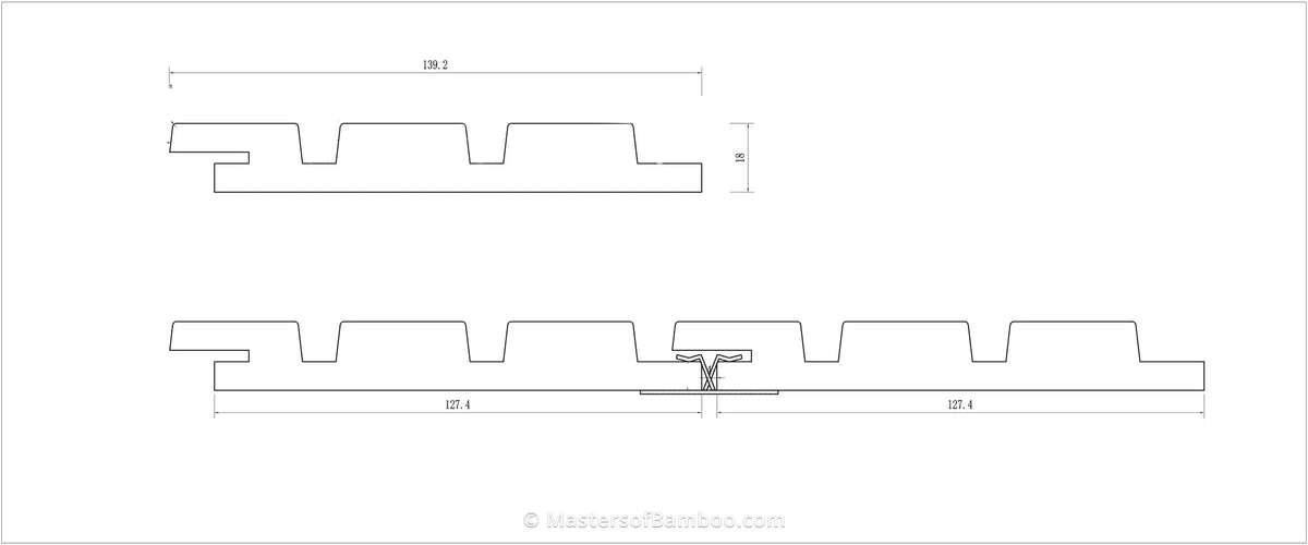 thermo gevelplank bamboe technisch