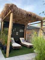 bamboe pergola tropische overkapping