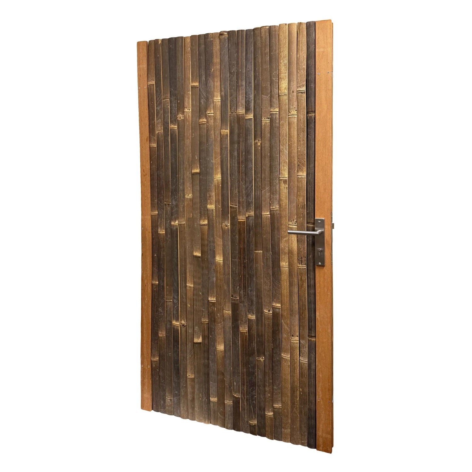 tuindeur bamboe budget zwart 200cm 