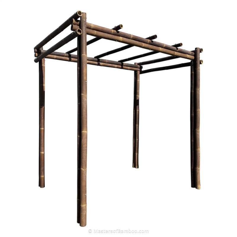 zwarte bamboe pergola bali Masters of Bamboo